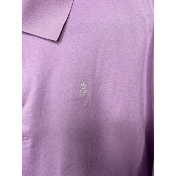 Peter Millar Shirt Men XL Purple Polo Golf Preppy Button Cotton Casual - Picture 3 of 15